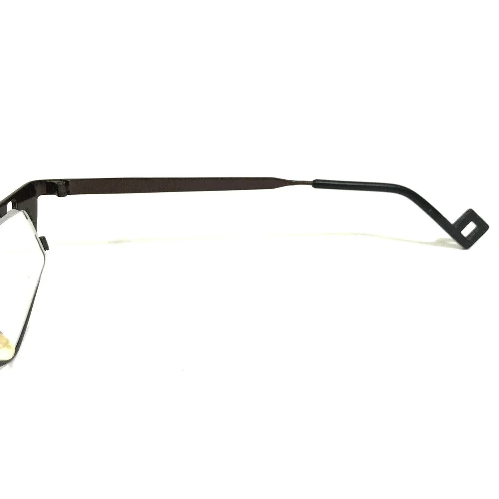 THEO Eyeglasses Frames ambiorix 403 Brown Semi Rim Modernist MCM 48-18-145